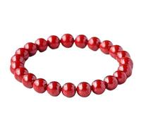 JgYiAngBq Pulsera de cinabrio for mujer, riqueza, suerte y protección, cuentas rojas for cumpleaños, regalo graduación