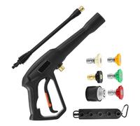 Jgzzmxuq Pistola de limpieza de alta presión con barra de extensión, compatible con máquinas de limpieza eléctricas K2, K3, K4, K5, K6, K7