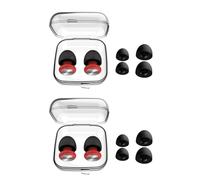 Jgzzmxuq Tapones para los oídos para reducir el dispositivo, de silicona impermeable, para reducir el uso, el trabajo y la sensibilidad al ruido, color rojo