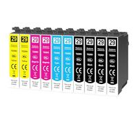 Jhaan 29XL Cartuchos de Tinta Compatible con Epson 29XL 29 XL para Expression Home XP-247 XP-255 XP-235 XP-245 XP-335 XP-342 XP-345 XP-355 XP-332 XP-455 XP-432 XP-435 XP-257 (Paquete de 12)