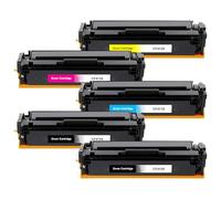 Jhaan 410X Tóner Compatible para HP 410X CF410X CF410A para HP Color Laserjet Pro MFP M477FDW M477FDN M452NW M377DW M452DN M452DW M477DW M477NW (Negro, Cian, Amarillo, Magenta, Paquete de 5)
