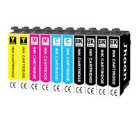 Jhaan Cartuchos de tinta 603XL compatibles con Epson 603XL 603 XL para Epson Expression Home XP-3100 XP-3105 XP-3150 XP-2100 XP-4155 XP-4150 XP-4100 Workforce WF-2810 WF-2830 WF-2835 (paquete de 10)