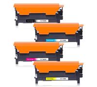 Jhaan CLT-P406C CLT-K406S Cartucho Tóner Compatible para Samsung CLX 3305 Toner para Samsung CLP 365 Xpress C460W C460FW C460 C410W CLX 3300 CLX 3305W CLP 360 (Pack de 4)