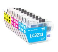 Jhaan LC 3213 Cartucho de tinta compatible con Brother LC3213 3213XL compatible con Brother DCP-J572DW MFC-J497DW DCP-J774DW MFC-J491DW MFC-J895DW MFC-J890DW DCP-J772DW Impresora (9 unidades)