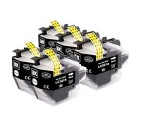 Jhaan LC3219XL LC3217 Cartuchos de Impresora Compatibles con Brother LC3219 XL Compatible con MFC-J5330DW MFC-J5335DW MFC-J5730DW MFC-J5930DW MFC-J6530DW MFC-J6930DW MFC-J6935DW (Negro,Paquete de 5)