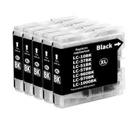 Jhaan LC970XL LC1000XL Compatible con Brother LC-1000 LC-970 Compatible con Brother MFC-230C MFC-240C MFC-260C MFC-235C MFC-3360C DCP-150 DCP-157C DCP-130C DCP-260C DCP-350C DCP-560CN (700 páginas)