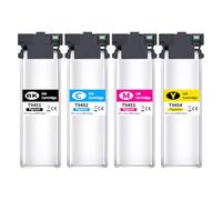 Jhaan T9451 T9452 T9453 T9544 Cartuchos compatibles con Epson T9451-T9454 Compatible con Epson Workforce Pro WF-C5710DWF WF-C5790DW WF-C5210DWF WF-C5290DWF WF-C5290 WF-C5210 WF-C577 90 WF-C 5710 (4