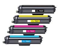 Jhaan TN-243CMYK TN247 Cartucho de Tóner Compatible para Brother TN243CMYK TN243 TN-247 para MFC L3750CDW DCP-L3550CDW MFC-L3750CDW MFC-L3770CDW HL-L3210CW HL-L3230CDW HL-L3270CDW 3510CDW (4 Pack)