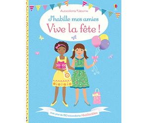J'habille mes amies - Vive la fête ! - Autocollants Usborne