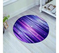 JHAOUNUK Alfombrilla de Baño Absorbente Antideslizante Lavable,Alfombra de Ducha con Respaldo de Goma para Baño,Bañera,Berenjena, Fondo Abstracto de Rayos de Colores con Estrellas Blancas Que,60x60cm