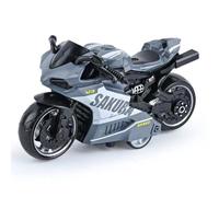 JhavexToy Exquisito Juguete Motocicleta Aleación Motocicleta Simulación Motocicletas Extraíble Motocicletas Juguete Adecuado para Niños Mayores De 3 Años Adornos De Regalo De Cumpleaños - Gris