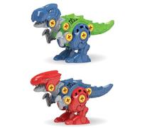 JhavexToy Juguetes de Dinosaurios Extraíbles para Niños, Desmontados para Ensamblar Dinosaurios, Juguetes para Coleccionar Juguetes de Dinosauriosos-A