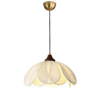 JHBHQKX Luces led Lámpara Colgante de Tela Vintage Estilo Bohemio con Flores Tejidas a Mano para Comedor, Sala de Estar, Isla, Cocina, Dormitorio, iluminación Interior.