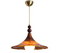 JHBHQKX Luces led Lámpara Colgante Moderna de Color ámbar de acrílico nórdico, lámpara Colgante de Altura Ajustable para Restaurante, Sala de Estar, Oficina, lámpara de araña Creativa.