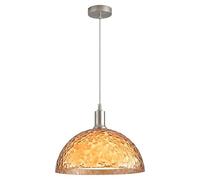 JHBHQKX Luces led Lámpara Colgante Vintage de acrílico Naranja, 1 luz, Ajustable, para Cocina, Isla, Comedor, Pasillo, Dormitorio.