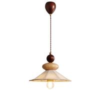 JHBHQKX Luces led Lámparas Colgantes Modernas de Lino Ajustables con Marco de Metal, minilámpara de Tela para Dormitorio, Comedor, Cocina, Isla de Estar.