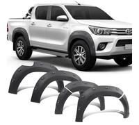 JHCHAN Ampliaciones de guardabarros para Toyota Hilux 2015-2017 AN110 AN120 AN130 Invincible Active Icon Invincible X de cuatro puertas doble cabina de 30 mm de ancho 8,6 pulgadas