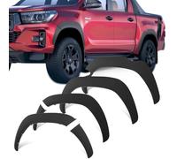 JHCHAN Ampliador de guardabarros de 4 pulgadas para Toyota Hilux 2018-2024, Hilux AN110 AN120 AN130 Invincible SR SR5 Low Configuration Modelo ABS Estilo de Bolsillo Extensor de Rueda