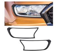 JHCHAN Cubierta de faro Guardia de la lámpara delantera para Ford Ranger T7 T8 2015-2022 Wildtrak Raptor XL XLT XLS Limited Platinum MK2 MK3 (2015-2022 Cubierta de faros)