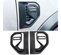 JHCHAN Cubierta de ventilación lateral para tomas de aire para Ford Ranger 2023-2024 T9 4X2 TURBO Wildtrak Raptor Wildtrak X Platinum Limited XL XLT Tremor, ABS negro mate (TURBO)
