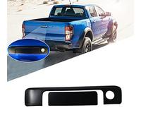 JHCHAN Cubierta Protectora de Manija de Portón Trasero para Ford Ranger Wildtrak (2012-2022) T6 T7 T8 | Carcasa de ABS Negro Mate con Orificio de Precisión para Cerradura Manual