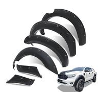 JHCHAN Fender Flare - Ampliador de Guardabarros para Ford Ranger 2015-2022 T7 T8 sin PDC, extensión extra ancha para guardabarros (remachado)