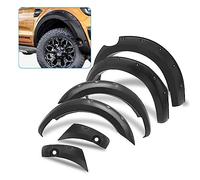 JHCHAN Guardabarros de extensión de Arco de Rueda para T8 Ford Ranger Wildtrak 2019-2022 MK3 Limited Platinum Ranger Raptor XL XLT Doble Cabina con PDC