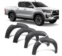 JHCHAN Guardabarros para Toyota Hilux 2021-2024 modelo base Hilux Invincible X Rocco GR Sport Invincible Rogue doble cabina, pasos para ruedas ensanchados 30 mm 8,6 pulgadas