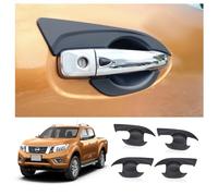 JHCHAN Protectores para Manilla Coche para Nissan Navara NP300 D23 2015-2024, 4 Pcs Inserto de manija de puerta de coche antiarañazos Protección para puertas de coche