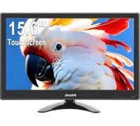Jhcztrk- Monitor portátil de Pantalla táctil, Monitor pequeño para PC de 15,6 Pulgadas con HDMI USB C, Pantalla IPS HDR, 400 CD/m² FHD 1080P 99% sRGB, Monitor LED para computadora portátil, Mac, Xbox