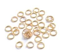 Jhdwu 200 Piezas/Lote 3 4 5 6 7 8 10 mm Anillas de unión variadas, Abiertas y partidas para bisutería, Conectores y Accesorios para Manualidades.