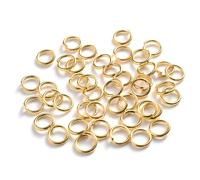 Jhdwu 200 Piezas/Lote 3 4 5 6 7 8 10 mm Anillas de unión variadas, Abiertas y partidas para bisutería, Conectores y Accesorios para Manualidades.