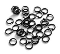 Jhdwu 200 Piezas/Lote 3 4 5 6 7 8 10 mm Anillas de unión variadas, Abiertas y partidas para bisutería, Conectores y Accesorios para Manualidades.