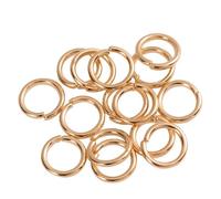 Jhdwu 200 Piezas/Lote de 3/4/5/6/7/8/10/12 mm Anillas de Metal Abiertas de un Solo Bucle y Anillas partidas para la creación de bisutería DIY: Collares, Pulseras y Pendientes.