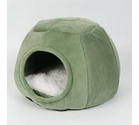 Jhdwu Cama para cobayas, hámster, Erizo, Nido de Invierno, Jaula cálida para Mascotas pequeñas, Cueva, Cama, cojín de vellón, Juguete para esconder, hábitat de Juego