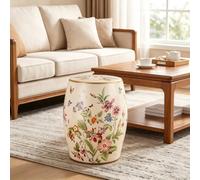 JHDXL Asiento Porcelana Artesanal, para Baño, Jardín de Invierno, Patio
