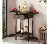 JHDXL Mesa De Altar Budista, Mueble Budista Chino, Soporte de Santuario Personal, para Altar,OracióN,Ofrenda,Quema De Incienso,AdivinacióN,RelajacióN(100 * 35 * 100cm/39.5 * 14 * 39.5in)