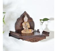 JHDXL Mesa de Altar con Almacenamiento, Estante de Altar Buda para ofrendas, Goddess Tribute Puja Stand, para Relajación,Oración,Sala de Estar,Dormitorio y Oficina