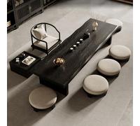 JHDXL Mesa de Centro Baja Japonesa de Madera Maciza, Mesas De Té para Sentarse, Sala De Estar Tatami, Trabajo En Computadora Portátil, Fácil Montaje(160 * 60 * 35CM/63 * 23.6 * 13.7in)
