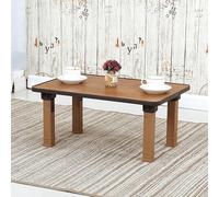 JHDXL Mesa De Suelo Japonesa, Mesa Tatami Plegable PortáTil Baja, Ahorro de Espacio, para Salón de Tatami, Sala de Estar, Balcón y Bay Window(60 * 80cm/24 * 31.5in)