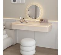 JHDXL Tocador Flotante para Espacios Pequeños, Tocador De Pared Que Ahorra Espacio, Elegante Escritorio Esquinero, Esquina para Dormitorio y Sala de Estar