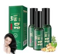 JHDZ Solución antipérdida y Crecimiento del Cabello Yaopin, rocío antidesprendimiento del Cabello de la Planta Yaopin, suero para el Cuidado del Cabello a Base de Hierbas,3PCS