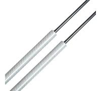 JHGTYTR Amortiguador Maleteros para Chevrolet para Corvette para C4 Hatchback 1984-1996 Soportes Elevación Amortiguadores Resortes Gas Muelle neumático Maletero(Silver Carbon Fiber)