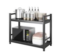 JHIAADEY Almacenamiento Cocina,Organizador Estanteria,EstanteríA Independiente De Dos Niveles con Estantes Abiertos,Ideal For BañOs,Cocinas,LavanderíAs,Comedores(50 * 35 * 60CM/19.7 * 13.7 * 23.6IN)