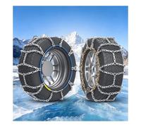 JHIAADEY Cadenas Antideslizantes，Cadenas Universales para Nieve | Acero al Manganeso, Estructura en Forma de Diamante, Ajuste Seguro(265/70R18)