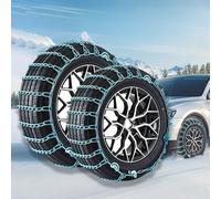 JHIAADEY Cadenas De Nieve Para Coche,Cadenas Para Coche,Cadenas Universales Para Nieve,Aumenta La TraccióN De Los NeumáTicos En Situaciones De Emergencia,Adecuado For Camionetas,Suv(225/70R15)