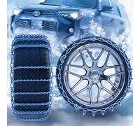 JHIAADEY Cadenas Nieve Coche,Cadenas Nieve,Cadenas Para Ruedas De Coche,Dispositivo De TraccióN De Emergencia Antideslizante De Invierno Adecuado For Carreteras Heladas Y Nevadas(225/70R15)