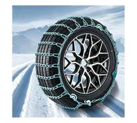 JHIAADEY Cadenas para Neumáticos de Nieve，Cadenas para la Nieve | Acero al Manganeso, Anillo de Tracción de Doble Gancho, Totalmente Cerrado y sin Rebabas(225/75R15)