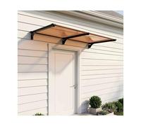 JHIAADEY Toldo para Puertam, Marquesina de Entrada, Las Láminas de Policarbonato Ofrecen Protección contra Los Rayos UV, La Lluvia y La Nieve(40 * 150cm/15.7 * 59in)