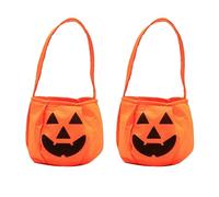 JHJEWH Bolsa de dulces de calabaza de Halloween, bolsa de coleccionista de calabaza de Halloween, bolsa de calabaza de Halloween, bolsa de dulces de calabaza, bolsas de truco o trato para fiestas de